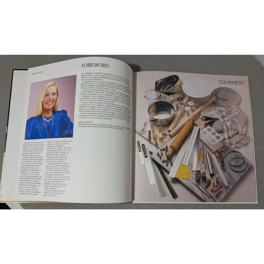The Art of Sugarcraft: Royal Icing Hardcover Book – Brenda Purton (1996)